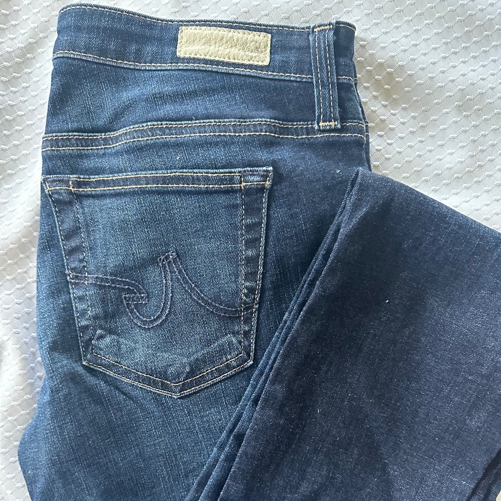 AG-ED Denim Adriano Goldschmied The Legging Super Skinny Blue Jeans Size 28R